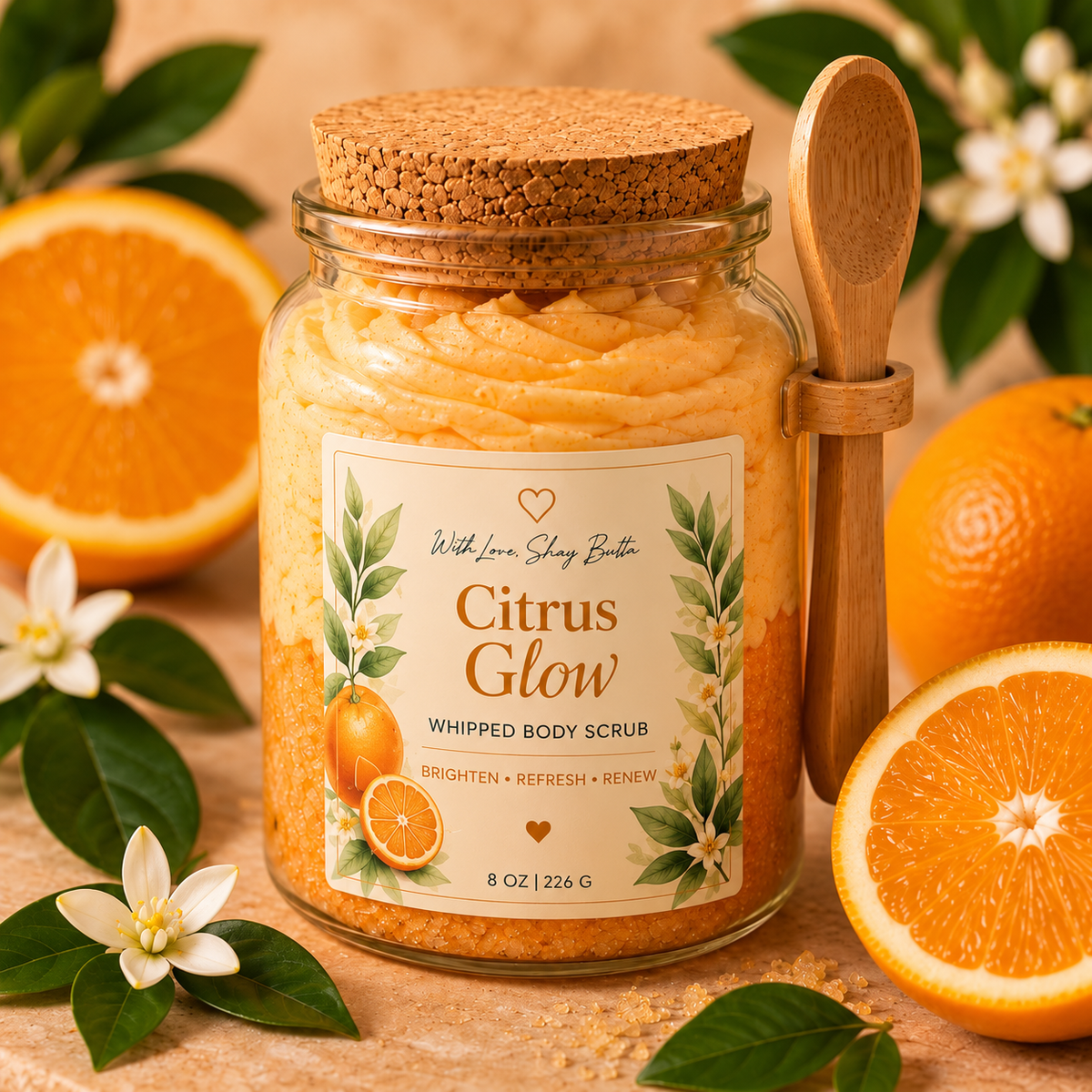 Citrus Glow Whipped Body Scrub