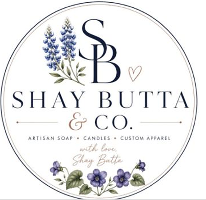 Shay Butta and Co. artisan soap, candles and custom apparel logo